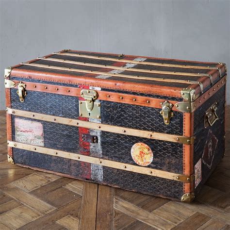 antique Goyard trunks